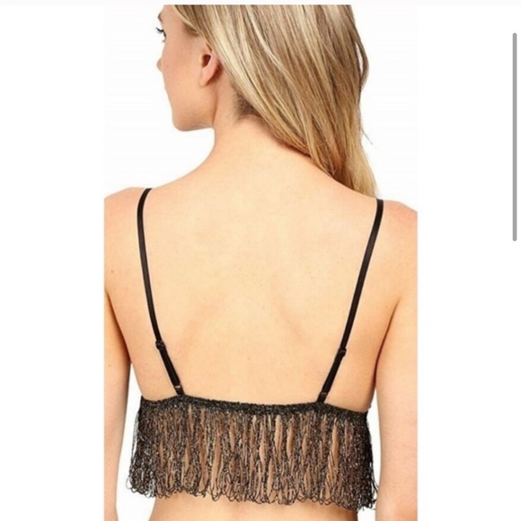 Rare NWT Hanky Panky after midnight purple tassel & lace bralette - Picture 3 of 13